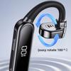 New Air Conduction Bluetooth Earphone Single Ear Rotation with Charging Compartment Without Ear Hanging Ear External Sound Large Power