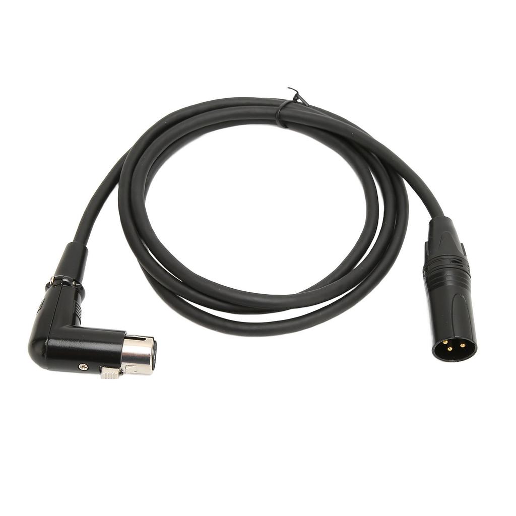 XLR Male To Female Microphone Cable 3 Pin Straight Male To Right Angle Female Plug XLR Microphone