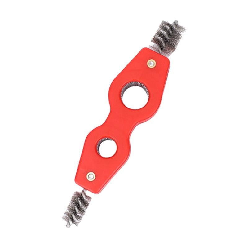 4-in-1 Drahtbürste zur Reinigung von Autobatterieklemmen und Kupferrohrreiniger Innen-Außen-Reibahle Anfaswerkzeug