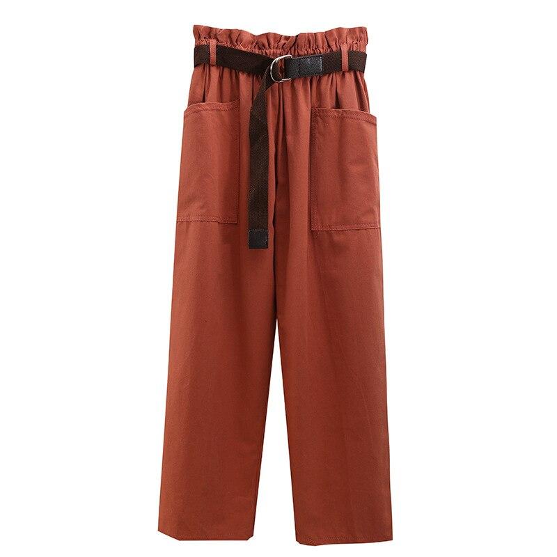 Pantaloni da donna stretch a vita alta Pantaloni harem da donna Boccioli di  fiori Pantaloni alla caviglia larghi acquista in modo economico —  spedizione gratuita, recensioni reali con foto — Joom