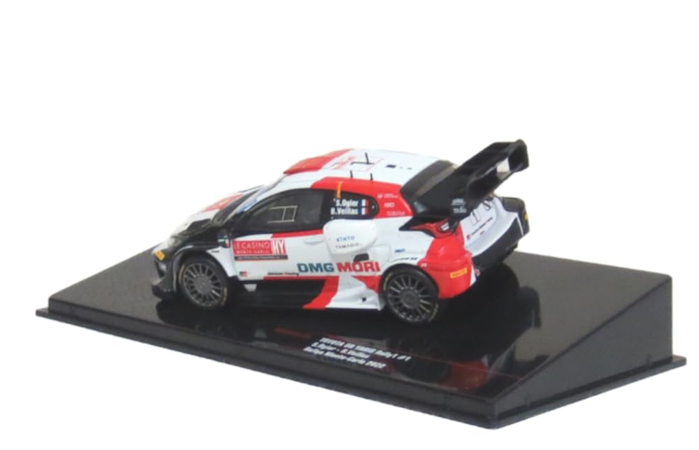 Kokusai Boeki Ixo 1/43 Scale Toyota GR Yaris Rally 1 2022 Monte Carlo Rally #1 S. Ogier/B. Veillas Finished Model