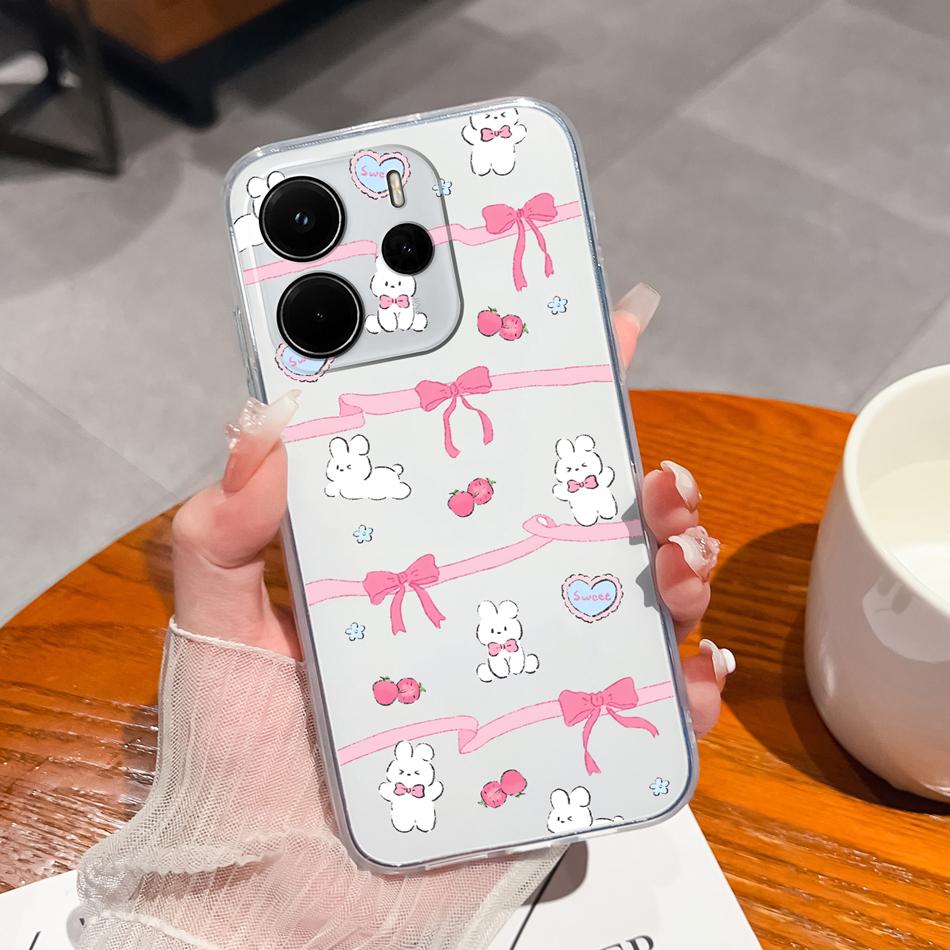 

For Xiaomi Redmi Note 14 4G Case Europe Version Soft Slim Phone Housing For Note14 4G Transparent Silicone Shockproof Phone Case Note14-4G-Europe