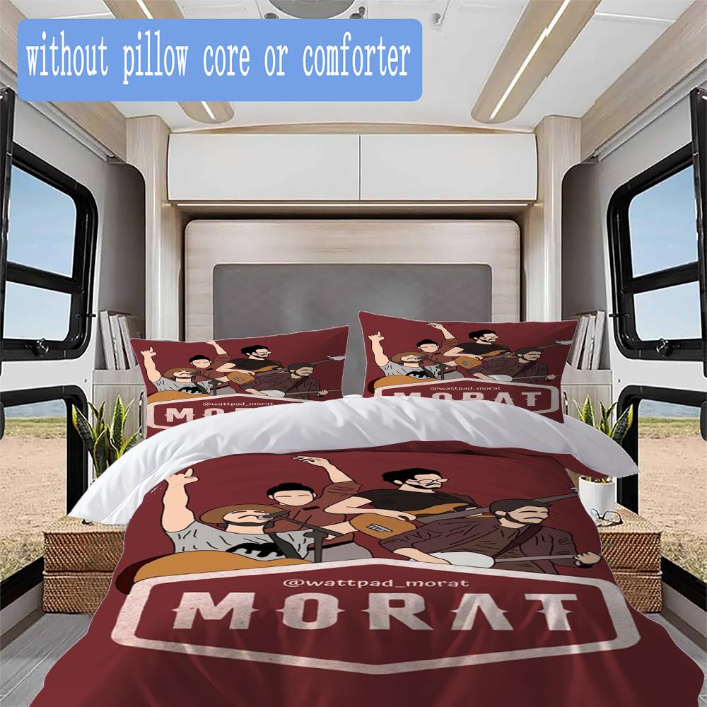 Morat glitter style Pattern Bedding,Quilt Set Quilt Cover Pillowcase Home Birthday Gift (1*duvet cover+2*pillowcase,without core)XSJT0917430