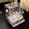 Multifunctional Transparent Jewelry Box Dustproof Display Stand Three-dimensional Large Capacity Necklace Earring Storage Boxs