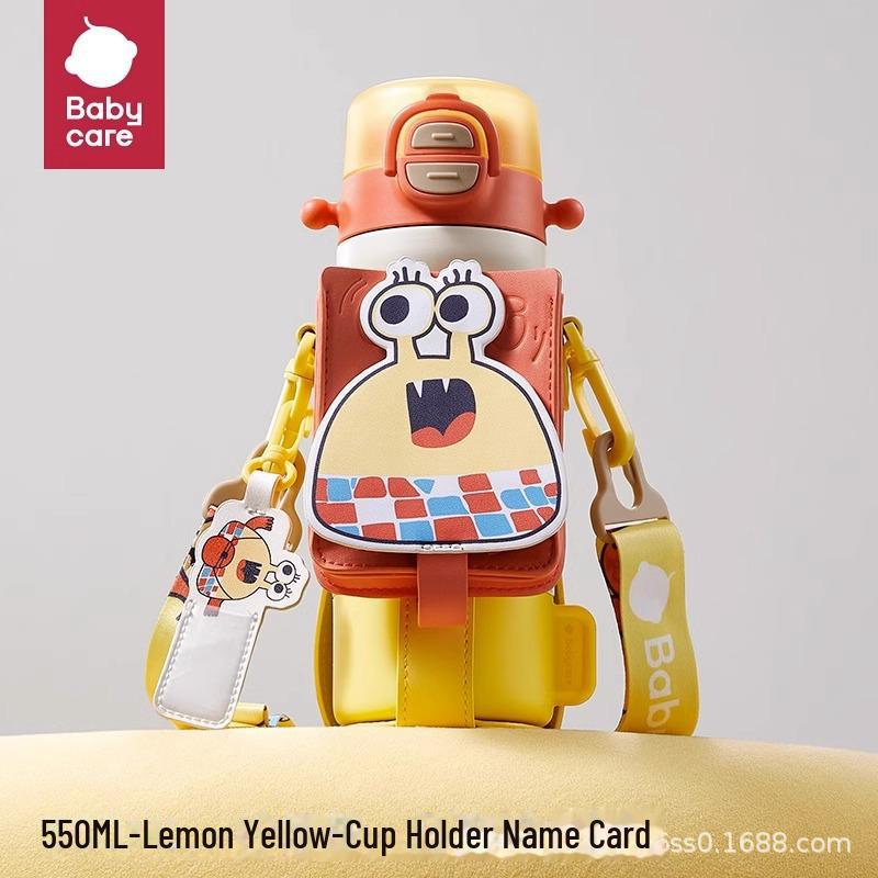 Babyvård Stor Kapacitet 3-i-1 Barns Rostfritt Stål Sugrör Termosmugg - Högvärdig Gåva