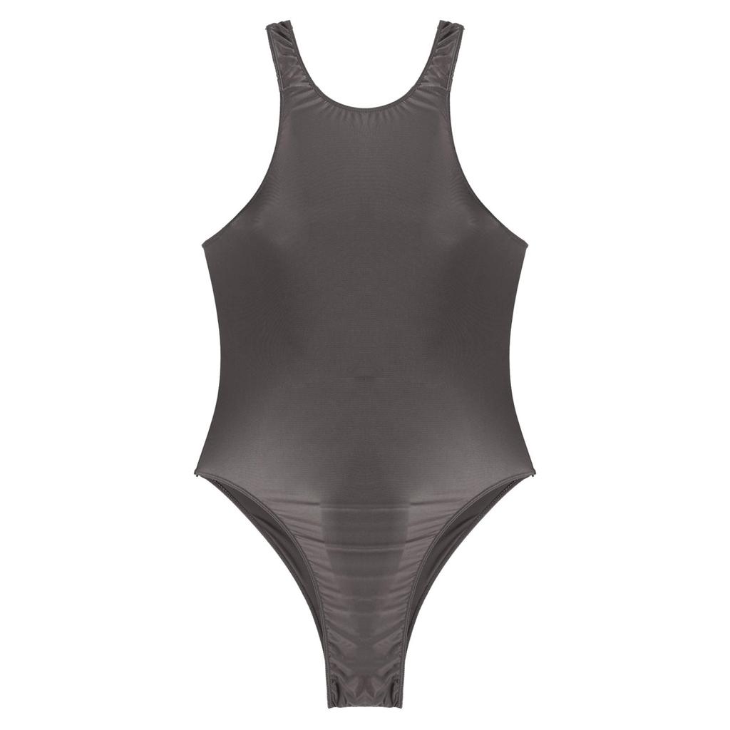 Buy Summer Women's Solid Color Swimsuit One Piece Bodysuit Sexy