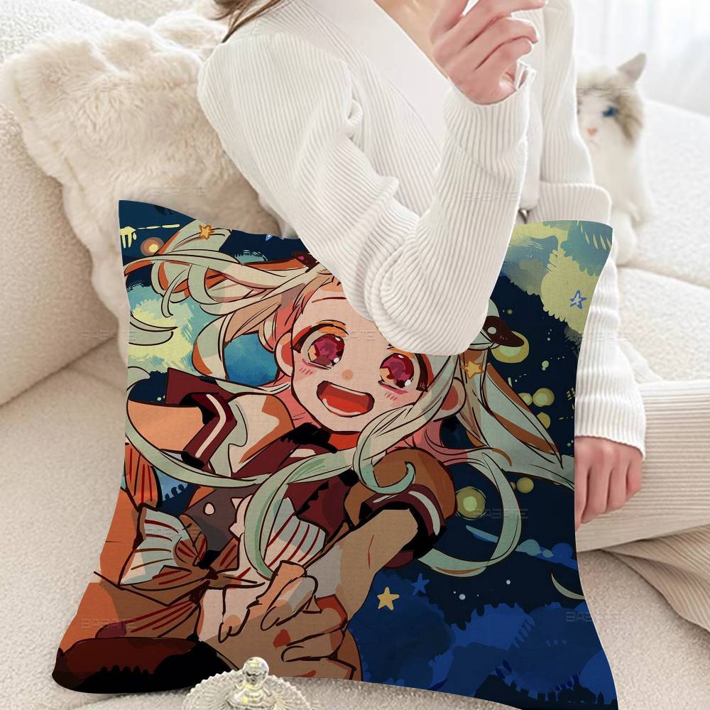 Toilet B-Bound H-Hanako Kun Pillow Gift Home Office Decoration Bedroom Sofa Car Cushion Cover case 45x45