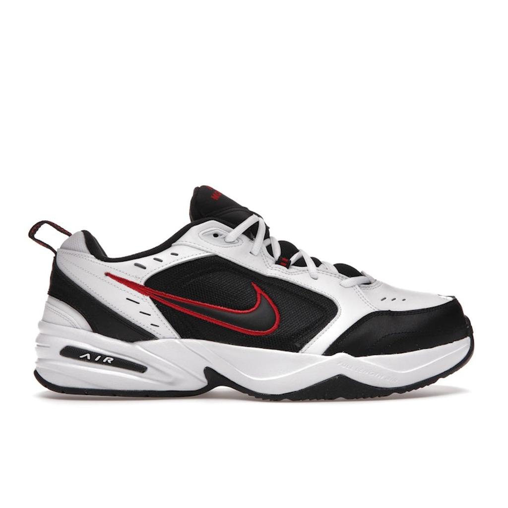 Nike Air Monarch IV White Varsity Red Men Sneakers Black-Varsity-Red 416355-101