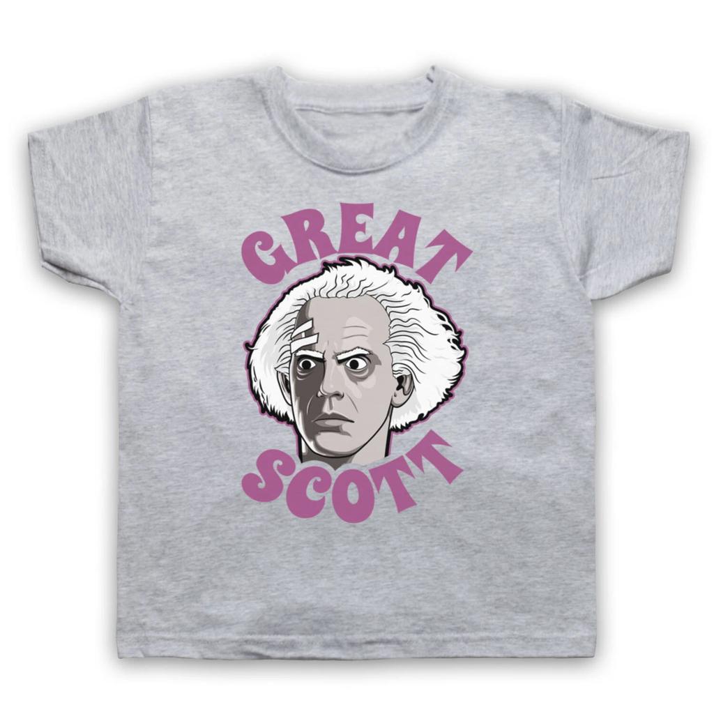 DOC BACK TO THE FUTURE GREAT SCOTT UNOFFICIAL SCI FI KIDS CHILDS T-shirt