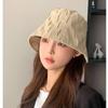 Cotton Pleated Bucket Hat For Fall Winter Fashion Women
