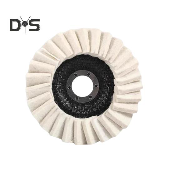 

1/2/5 шт. 4,5 дюйма/5 дюймов шерстяной войлочный лоскутный полировальный диск шерстяной круглый полировальный круг для металла мрамора камня мебели автомобильного воска 4.5inch 1pc