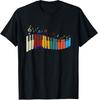 NEW LIMITED Music Notes Pianist Gift Colorful Piano Best Gift Idea T-Shirt S-3XL