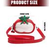 Itabag Toted Bag Clear Window for Pins Shoulder Bag Handbag Bag DIY Cosplay Stachel Toted Bag Itabag Crossbody Bag Purse