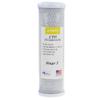 10-Inch Water Purifier Filter UDF Activated Carbon+PP Cotton Filter+CTO Carbon Water Purification