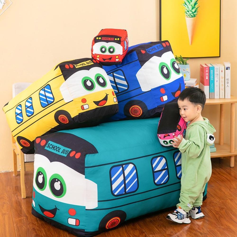 Printed Transportation Series Throw Pillow Car Doll Rag Doll Grab Machine Doll Children's Birthday Gift