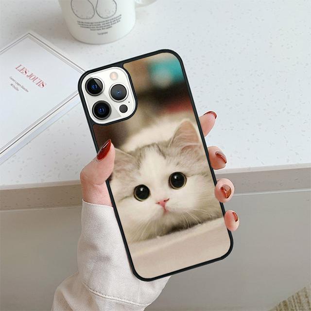Liebes Haustier Niedliches Tier Katze Handyhülle Für iPhone 17 Air 14 15 16 13 12 Hülle Für Apple Pro Max 6S Plus Hülle