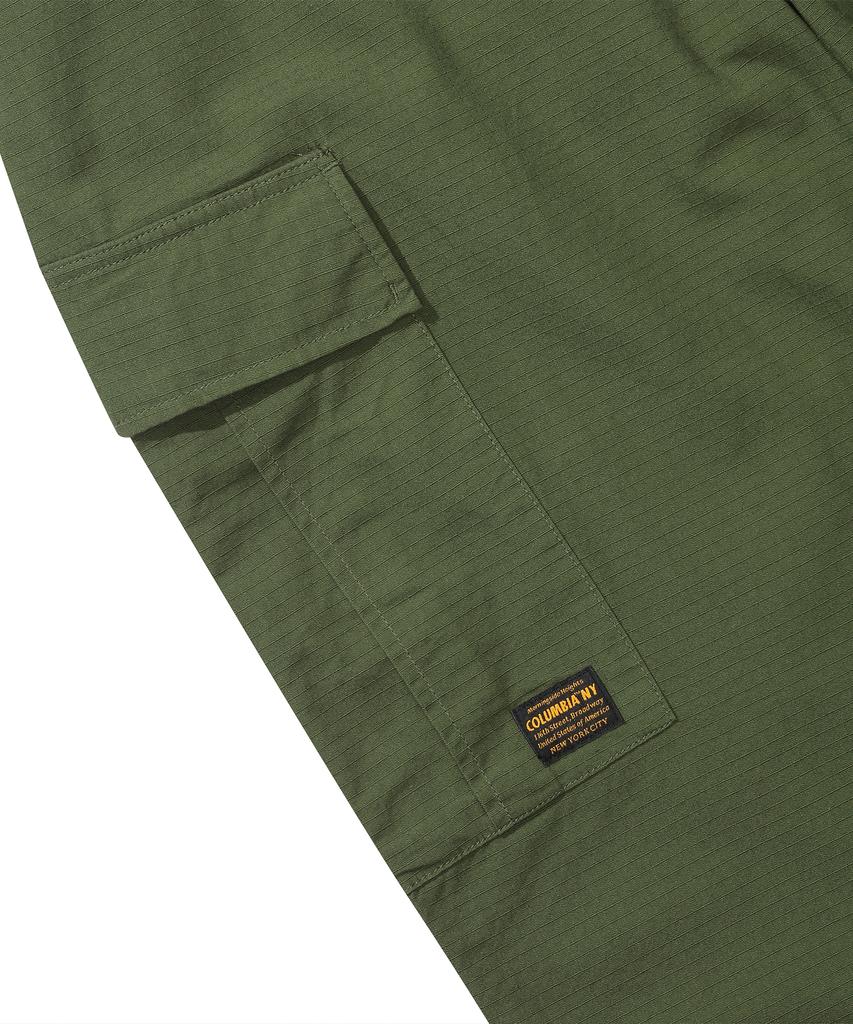 COLUMBIA UNIVERSITY M-Label Loose-Fit Ribstop Pocket Pants Hunter Khaki