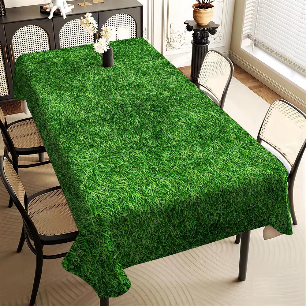 VIKAMA Kunstrasen Tischdecke Wasserdicht Gras Design Picknick Party Garten Kaffeetisch Esstisch Heimdekoration