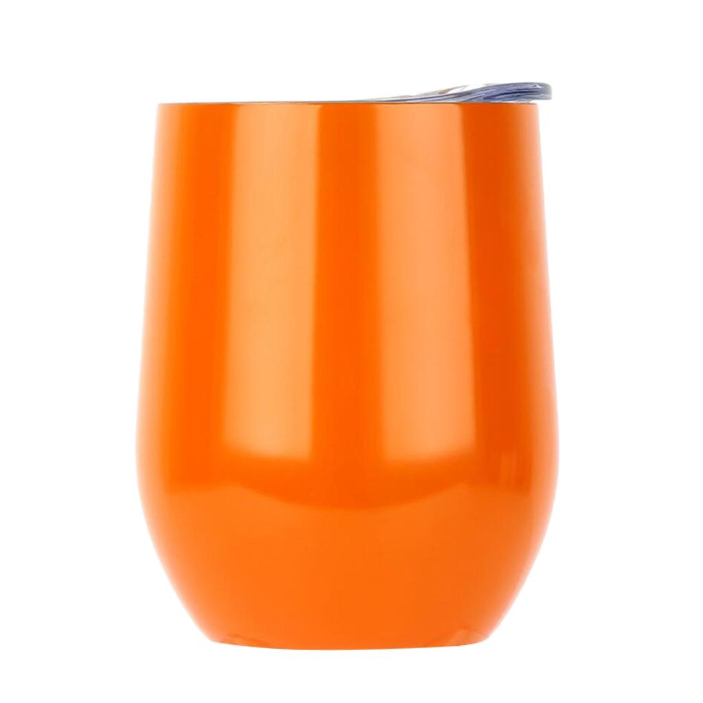 Stainless Steel Wine Tumbler Double Wall Insulated Drinking Cup with Lid for Outdoor Camping Picnic