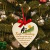 Christmas Heart Ornaments Ceramic Pendants Friendship Heart Shape Ornament For Best Friends Women Men Teacher Family Door Handle