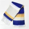 Colorful Stripe Mohair Shawl Korean Style Winter Wool Scarves Elegant Long Tassel Scarf  Men