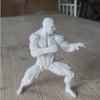 3D Yoga Pose Figurine – Male Plastic Desktop Ornament for Home & Office Decor