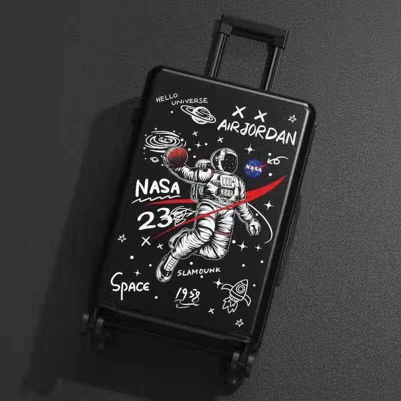 Yamoo NASA Astronaut Cartoon Travel Suitcase