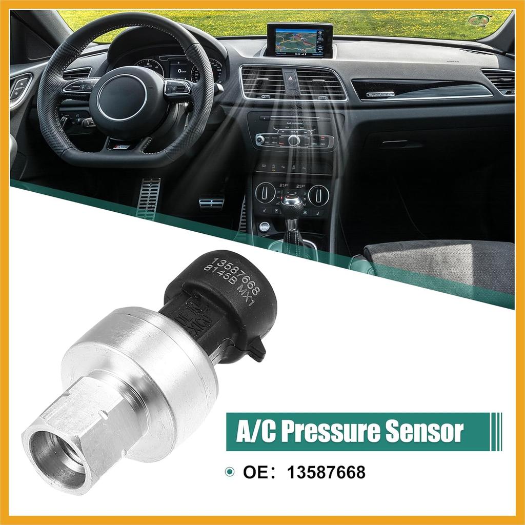 13587668 A/C Pressure Sensor Switch 22634172 Air Conditioner Clutch Cycle Switch OE for GMC Sierra for Pontiac for Buick Replacement