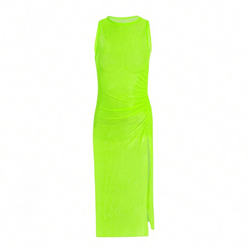 2024 European & American Mesh Sun Protection Swimsuit Cover-Up Dress for Women