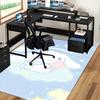 Anime Cinnamonroll Chair Mat - Cute Cartoon Design Office Desk Pad, Non-Slip Rug for Home Decor, Suitable for All Seasons, Perfect Gift for Anime Love