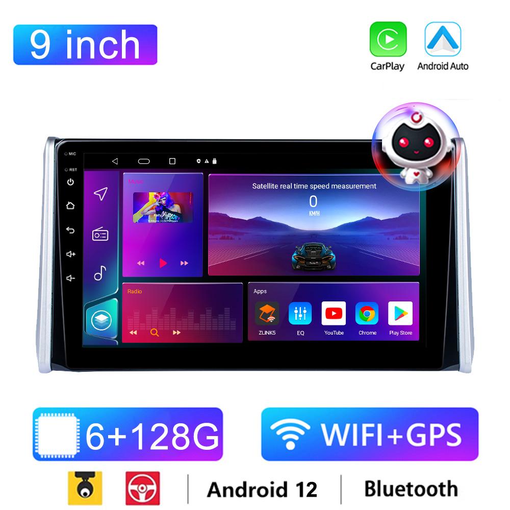 

Автомобильное радио REAKOSOUND для Toyota RAV4 XA50 2018-2020, GPS-навигация, мультимедийный видеоплеер Carplay BT, Android 2 Din 4G WIFI 2+32