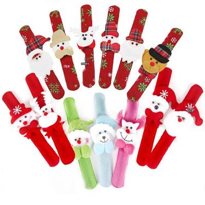 Kids' Christmas Snap Bracelet Tree Toys - Fun Holiday Slap Bracelet