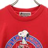 J.LEAGUE Short Sleeve T-shirt S Red PEANUTS Men's Used