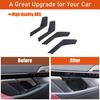 Glossy Black Interior Door Handle Grab Trim Cover For BMW 5 Series G60 2024+
