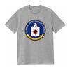 Cia Central Intelligence Agency Seal Cotton T Shirt for Casual Graphic Stylish Homme Soft Breathable Unisexs 2026 Summer T Shirt