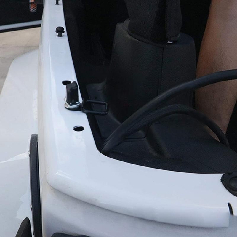 8Pcs D-Ring Tie Down, Small Steel D-Rings Anchor Lashing Ring for Loads On Case- Truck Cargo Trailers RV Boats