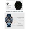 Curren Herrenuhr Blaues Zifferblatt Edelstahlarmband Datum Herren Business Herrenuhren Wasserdicht Luxus Herren Armbanduhren für Herren
