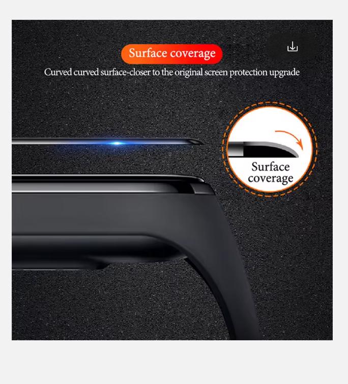 for xioami 9D Tempered Glass Film For Xiaomi Mi Band 9 8 7 6 5 4 Screen Protector Miband Smart Watchband Protective Cover Case Strap Bracelet