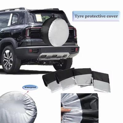 Tire Cover Tire Protective Cover Spare Tyre Anti Scratch Bag Wheel Cover Waterproof Car Tire Bag with Handle