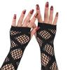 Performance Dance Long Mesh Gloves Hollow-Out Mesh Fishnet Gloves  Cosplay Performance
