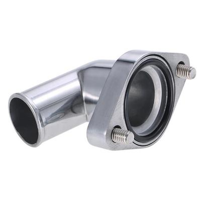 15° Pasukamas Poliruotas Vandens Kakliukas Termostato Korpusas SBC CBC Chevy 327 350 396