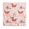 70x70cm Lightweight Silk-Look Square Scarf Women Floral Shell Print Versatile Neck Wrap Or Shawl Fashion Accessory