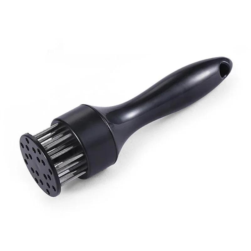 21-poliger runder Edelstahl-Steak-Zartfleischnadel für den Haushalt, Fleischklopfer für Schweinefleisch, Rippenbrecher, Küchen-Kochwerkzeuge, Fleischhammer