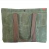 [med358] Canvas Tote Bag, Professional Grade, Paraffin-Coated, for Men and Women, Military Style, Heavyweight, Engineer Tote, A4 Size, Large