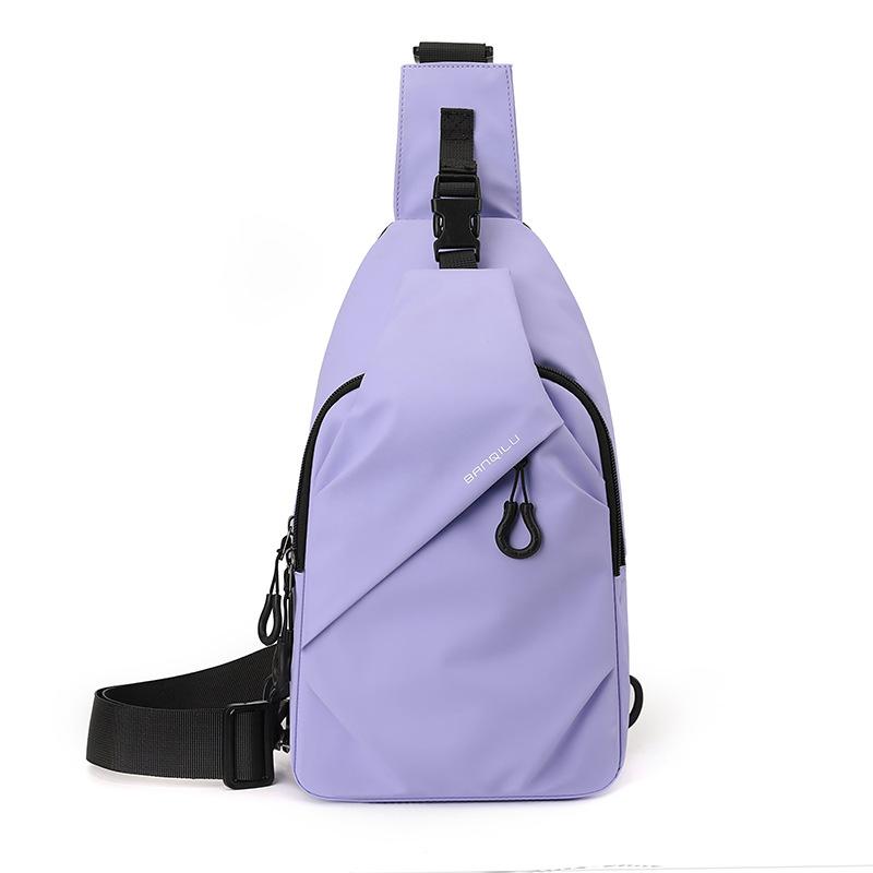Men's Chest Bag Multi-functional Outdoor Crossbody Bag Water-repellent Shoulder Bag