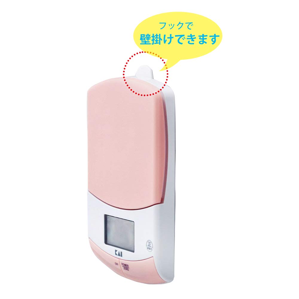 Kai Corporation KAI Thin Digital Scale Pink kai house select (2kg capacity)