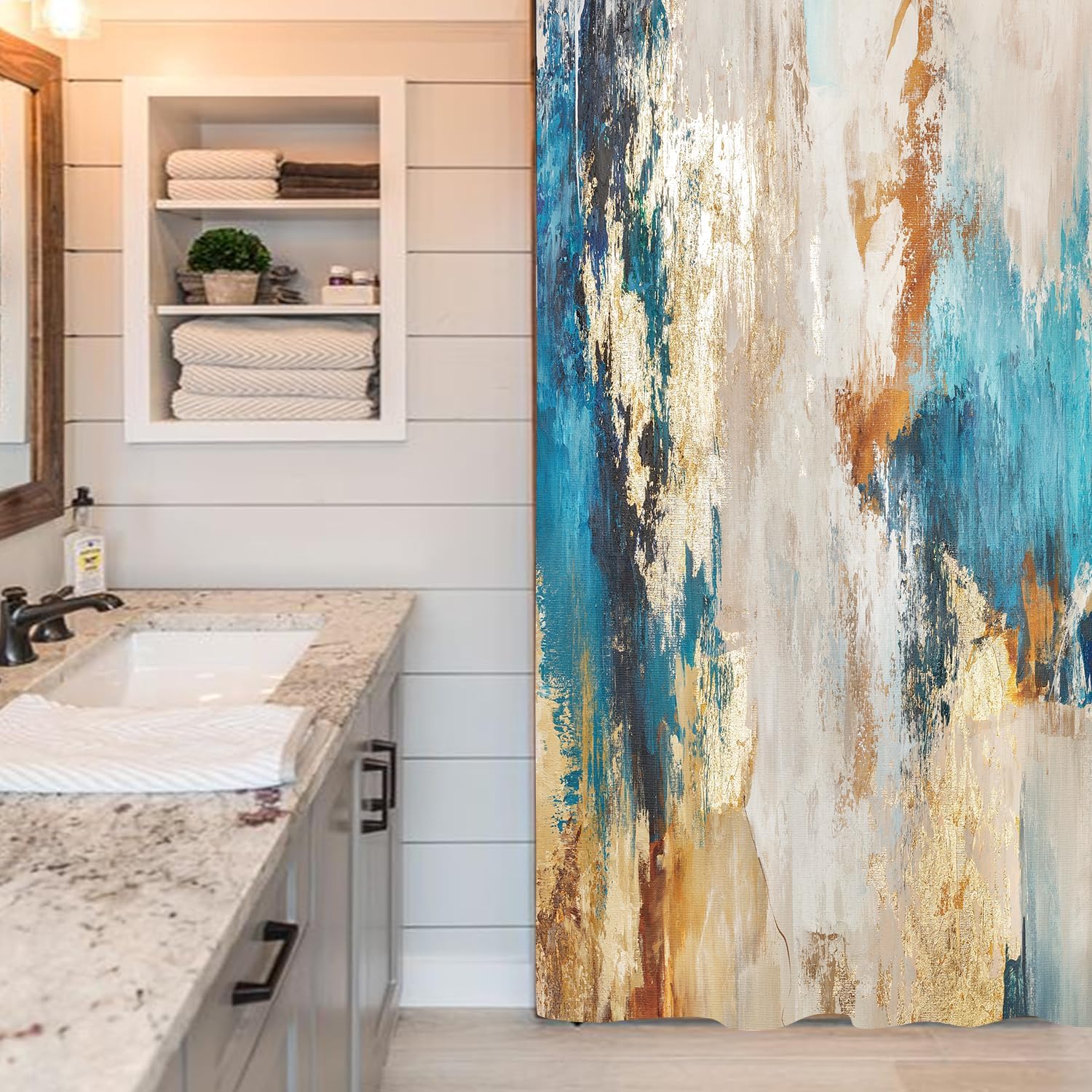 

25 стилей, роскошные абстрактные мраморные занавески для душа, геометрические полоски, шторы для ванной комнаты, набор аксессуаров, занавеска для ванны с водонепроницаемыми крючками 180x180cm