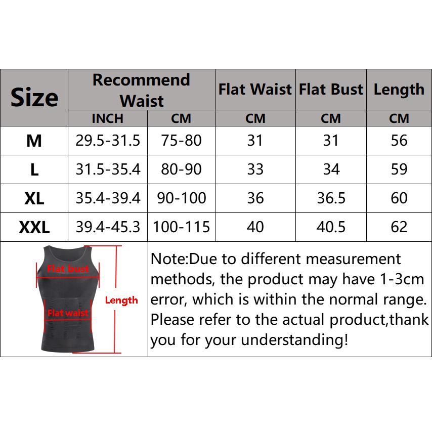 1PC Men Body Shaper Slimming Compression Vest Undershirt Seamless Waist Trainer Tank Top Belly Control Weight Loss Shapewear