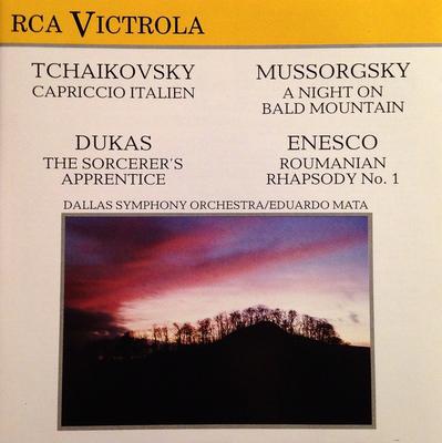CD PYOTR ILYICH TCHAIKOVSKY / MODEST M - Capriccio Italien / Night On The Ba 77272RV RCA Victrola 1988 Europe Classical Used