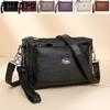 Soft Faux Leather Crossbody Bag, Retro Wristlet Handbag, Fashion Clutch Purse For Women